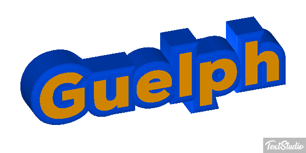 Guelph Текстовый эффект