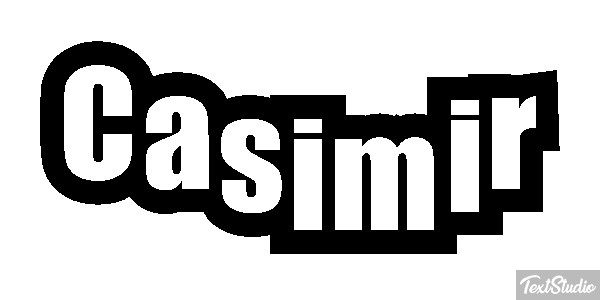 Casimir テキスト効果