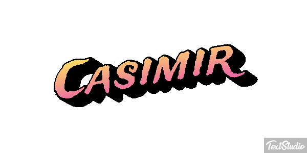 Casimir テキスト効果