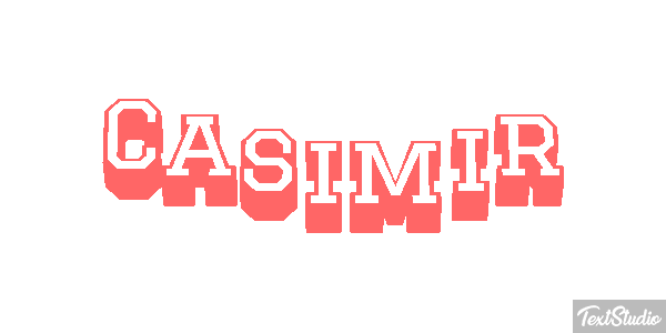 Casimir テキスト効果