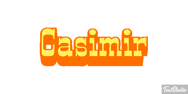 Casimir テキスト効果