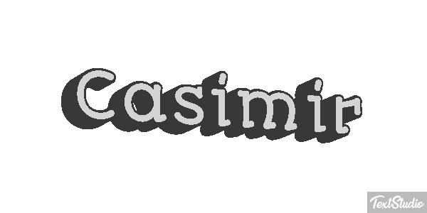 Casimir テキスト効果