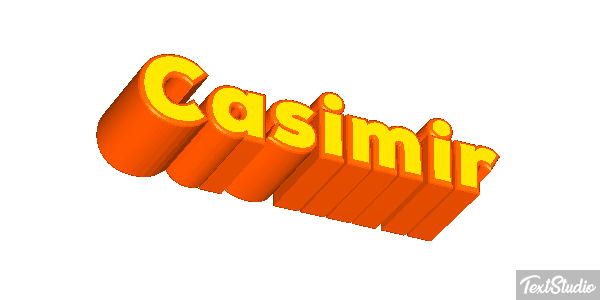 Casimir テキスト効果