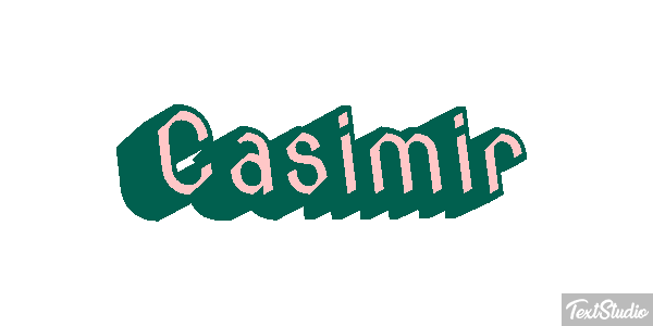 Casimir テキスト効果