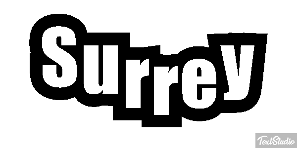 Surrey Текстовый эффект