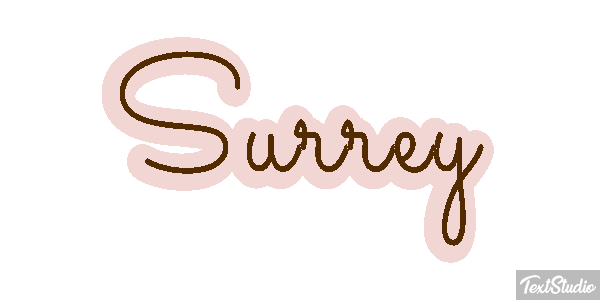 Surrey Текстовый эффект