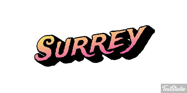 Surrey Текстовый эффект