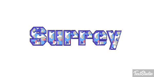 Surrey Текстовый эффект