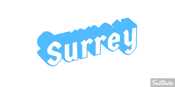 Surrey Текстовый эффект