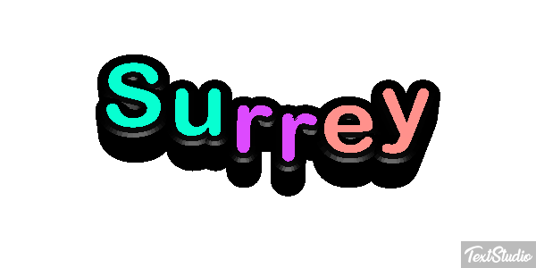 Surrey Текстовый эффект
