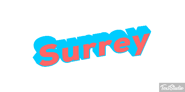 Surrey Текстовый эффект