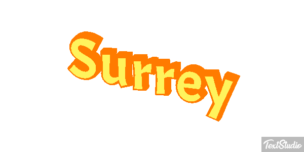 Surrey Текстовый эффект