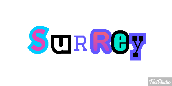 Surrey Текстовый эффект