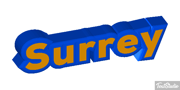 Surrey Текстовый эффект
