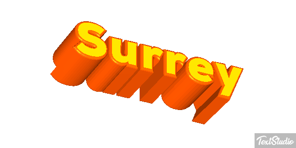 Surrey Текстовый эффект