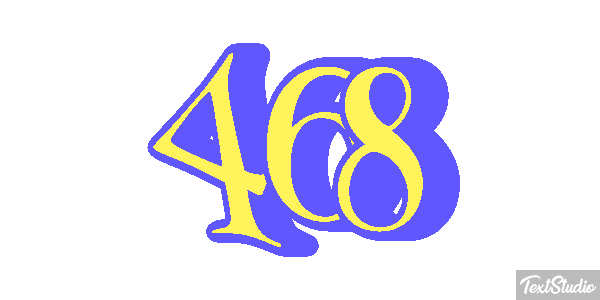 468 Efekt tekstowy