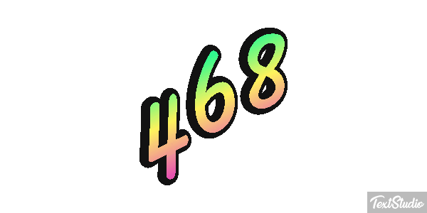 468 Efekt tekstowy