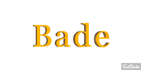 Bade Texteffekt