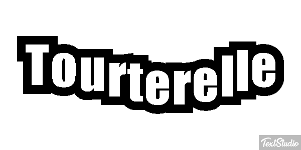 Tourterelle Effet de texte