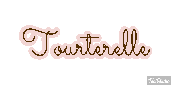 Tourterelle Effet de texte