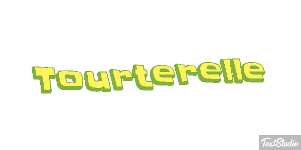 Tourterelle Effet de texte
