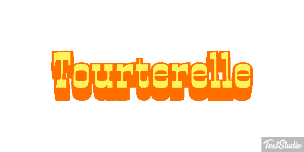 Tourterelle Effet de texte