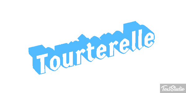 Tourterelle Effet de texte