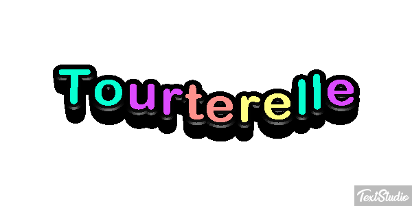Tourterelle Effet de texte