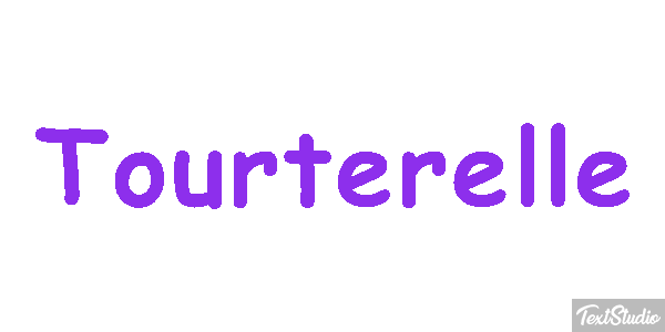 Tourterelle Effet de texte
