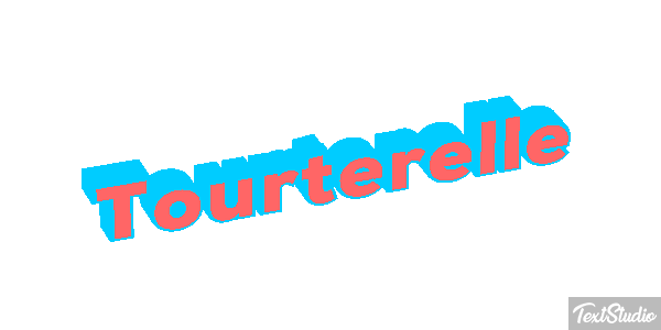 Tourterelle Effet de texte