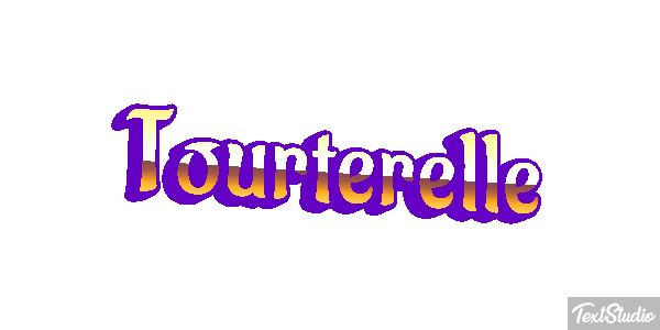 Tourterelle Effet de texte