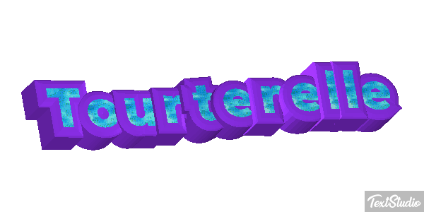 Tourterelle Effet de texte