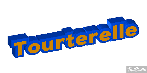 Tourterelle Effet de texte