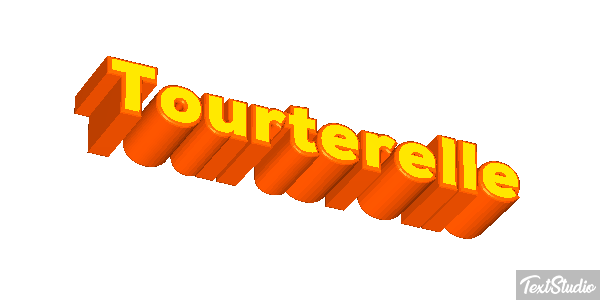 Tourterelle Effet de texte