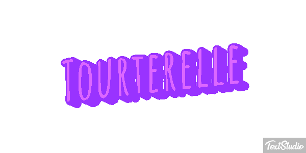 Tourterelle Effet de texte