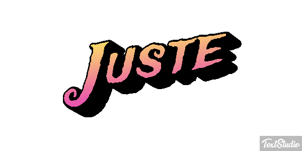 Juste Effet de texte