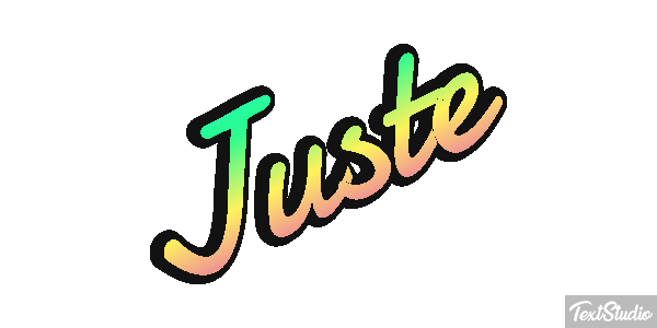 Juste Effet de texte
