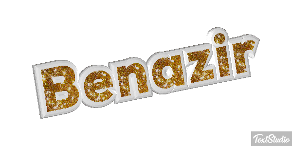 Benazir Efecto de texto