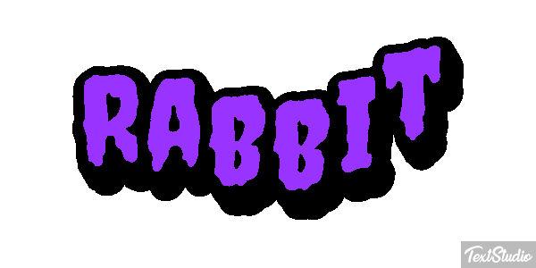 Rabbit Effetto testo