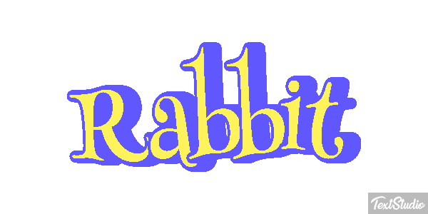 Rabbit Effetto testo