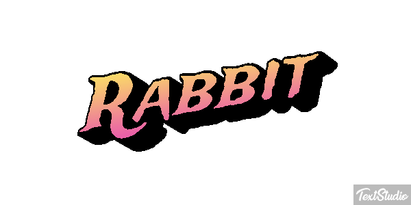 Rabbit Effetto testo
