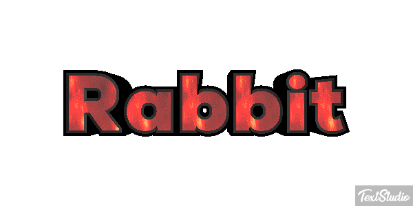 Rabbit Effetto testo