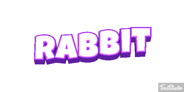 Rabbit Effetto testo