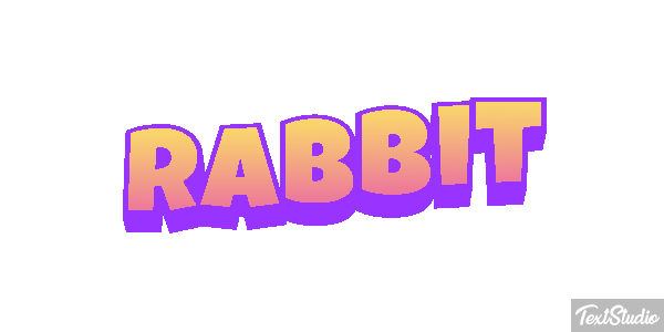 Rabbit Effetto testo