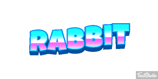 Rabbit Effetto testo