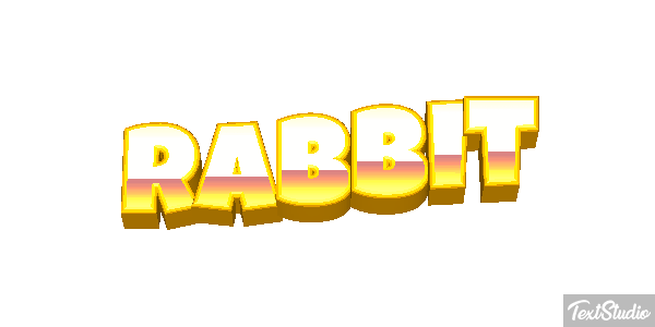 Rabbit Effetto testo