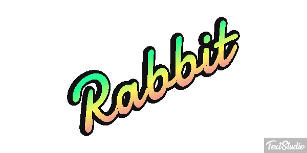 Rabbit Effetto testo