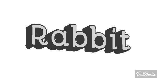 Rabbit Effetto testo