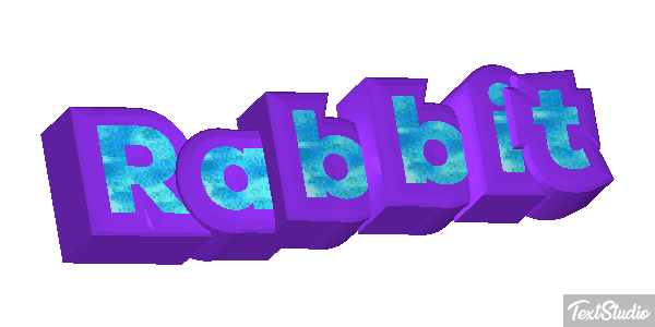 Rabbit Effetto testo