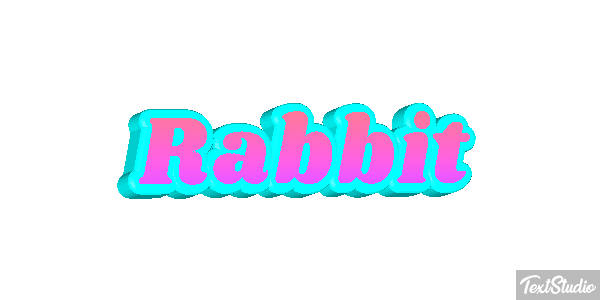 Rabbit Effetto testo